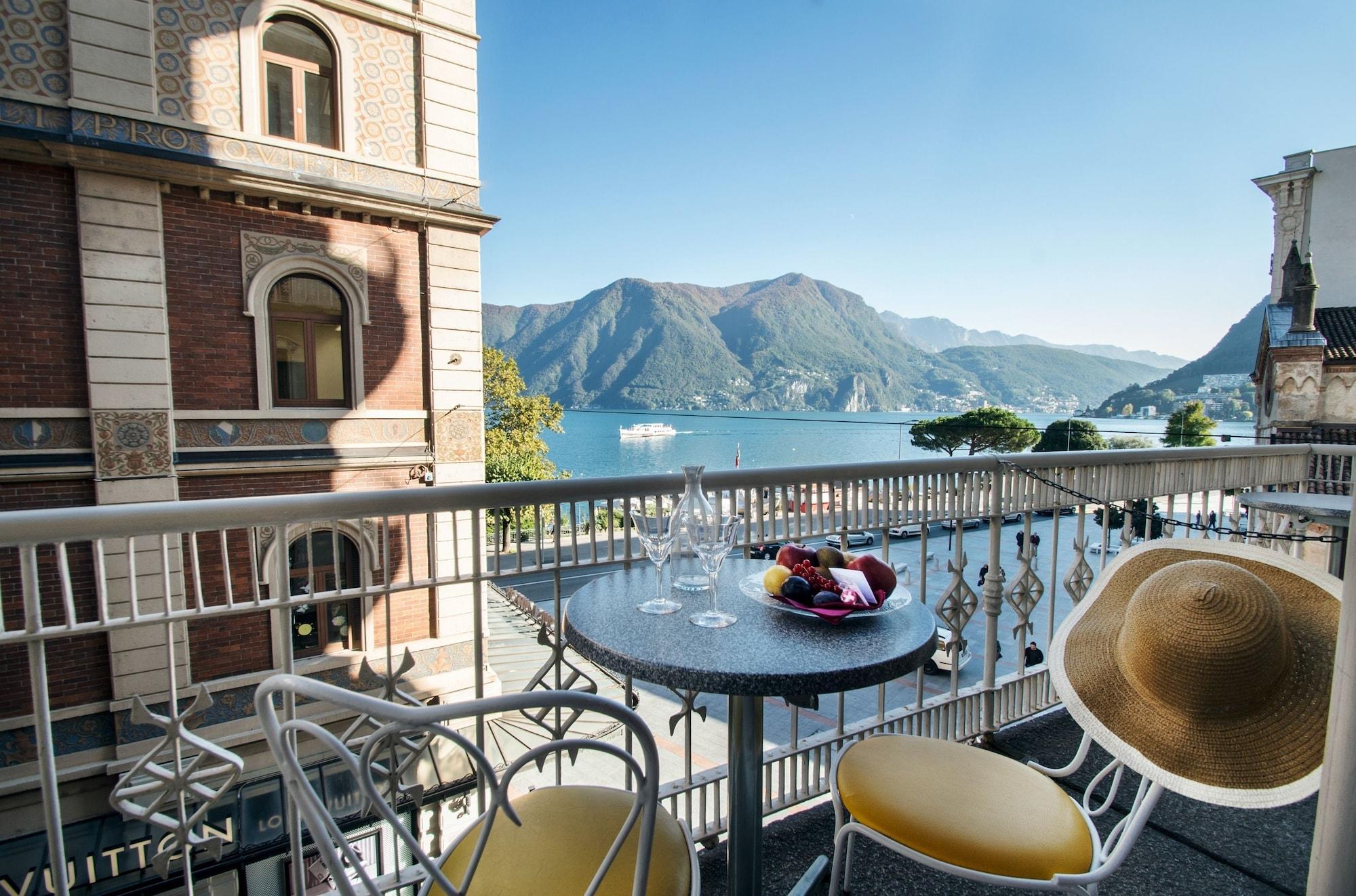 International Au Lac Historic Lakeside Hotel Lugano Exterior photo