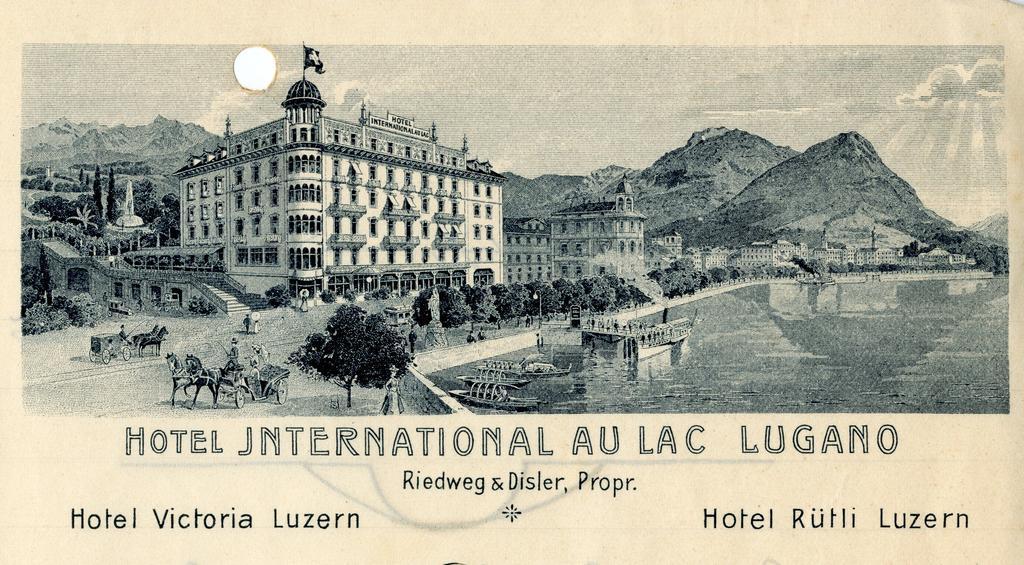 International Au Lac Historic Lakeside Hotel Lugano Exterior photo